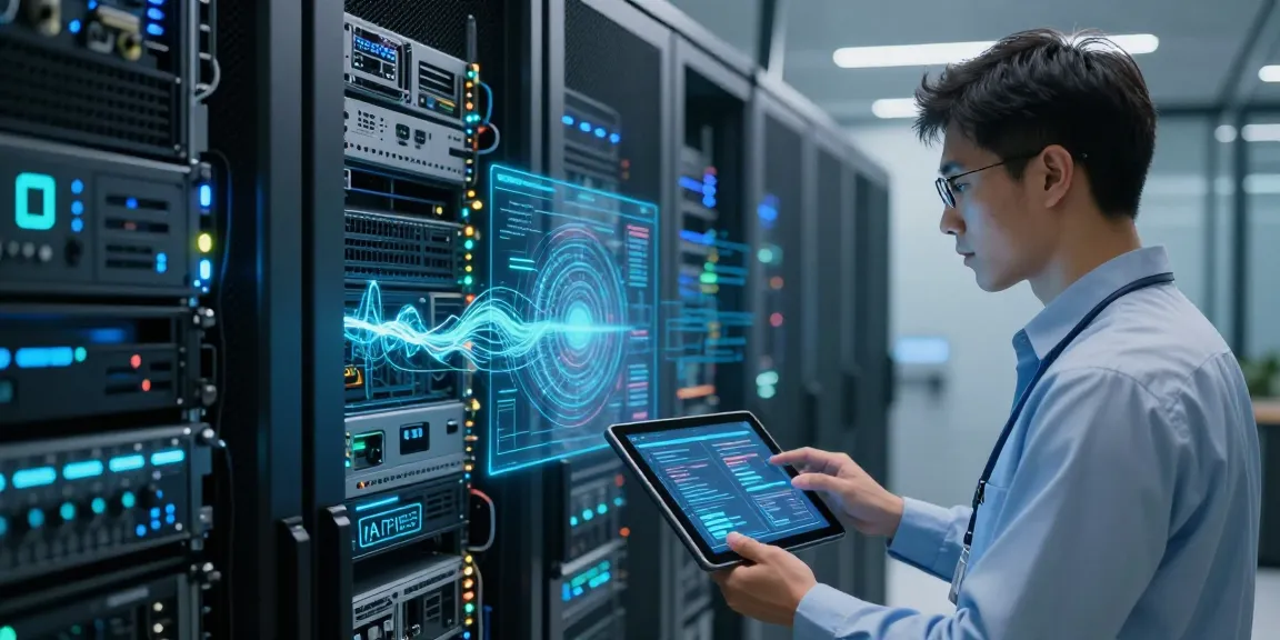 Waygrid enhances API infrastructure with advanced cloud computing and cybersecurity measures in a modern data center.