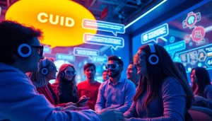 Engaging users in Crush on AI's immersive virtual chat with dynamic characters.