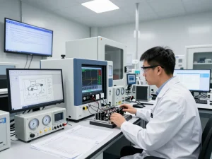 Engineer's EMC testing at Stancer Testing-Lab ensuring ISED compliance