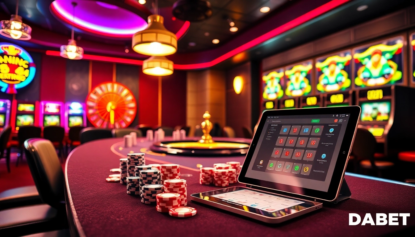 Experience the excitement of gambling at https://dabet.business/ with vibrant casino tables and engaging games.