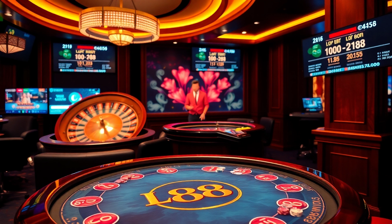 Experience lô đề 88 thrills with vibrant casino table action and engaging graphics.