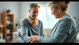 Providing in home care near me with compassionate support for the elderly in a warm environment.