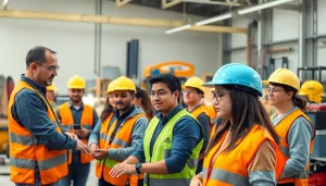 Engaging construction training workshop showcasing hands-on techniques and safety protocols.