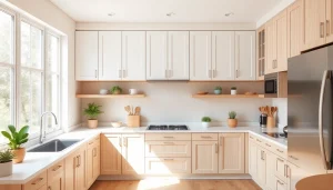 Cabinet Refacing Largo FL showcases beautifully refaced cabinets in a modern kitchen environment.
