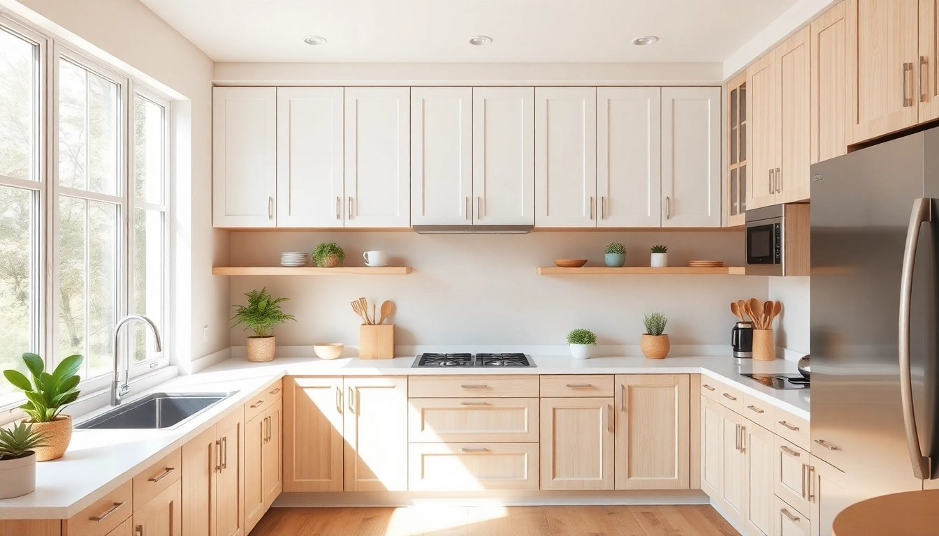 Cabinet Refacing Largo FL showcases beautifully refaced cabinets in a modern kitchen environment.