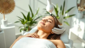 Observe bleached anuses before and after professional skincare treatment in a soothing spa environment.