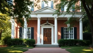 Colonial home renovation highlighting a beautifully restored exterior with classic architectural details.