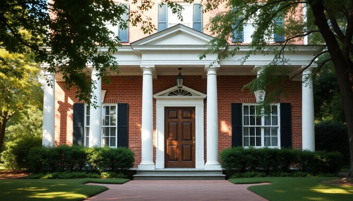 Colonial home renovation highlighting a beautifully restored exterior with classic architectural details.