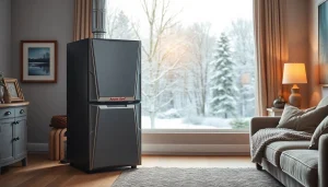 Explore the efficiency of the American Standard furnace Canada in a cozy winter home.