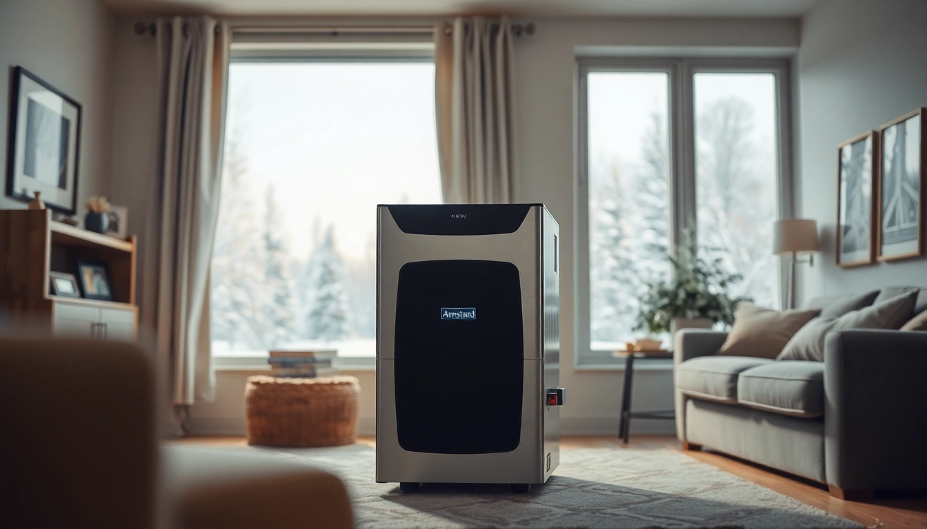 Explore the efficiency of the American Standard furnace Canada in a cozy winter home. related image