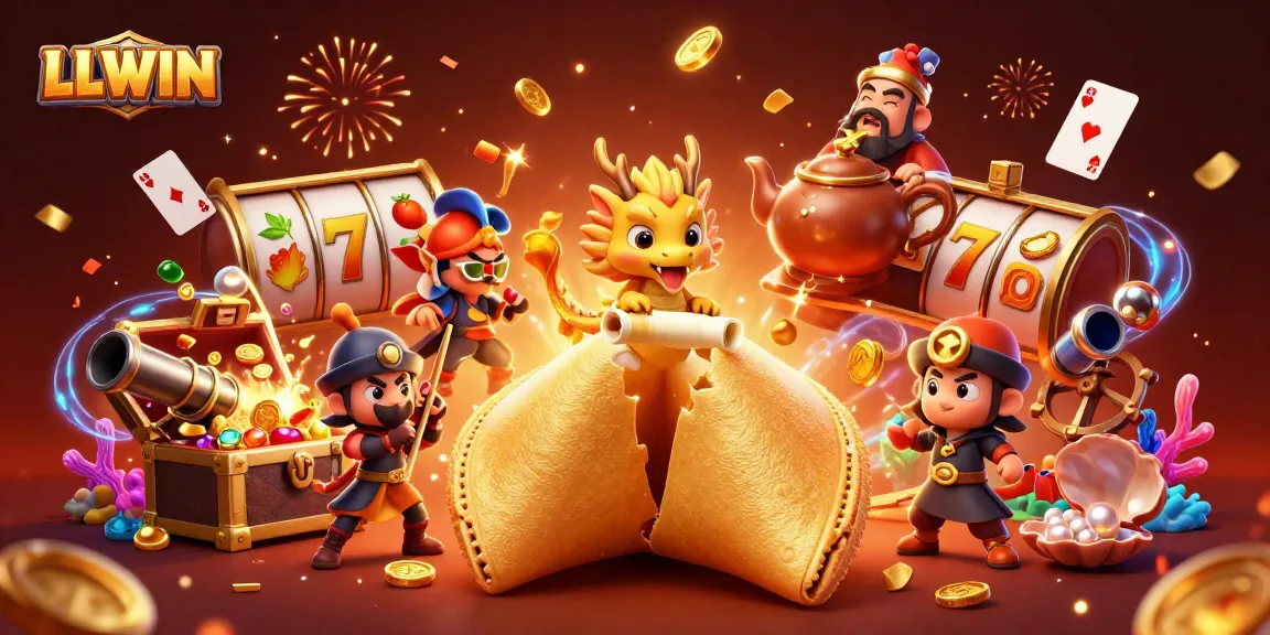 Experience vibrant gambling excitement at LLWIN with dynamic casino characters and rich imagery.