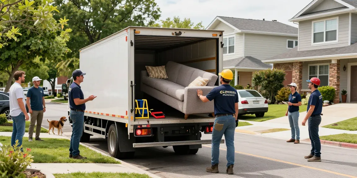 target Junk Removal Vancouver team efficiently lifting furniture for eco-friendly disposal