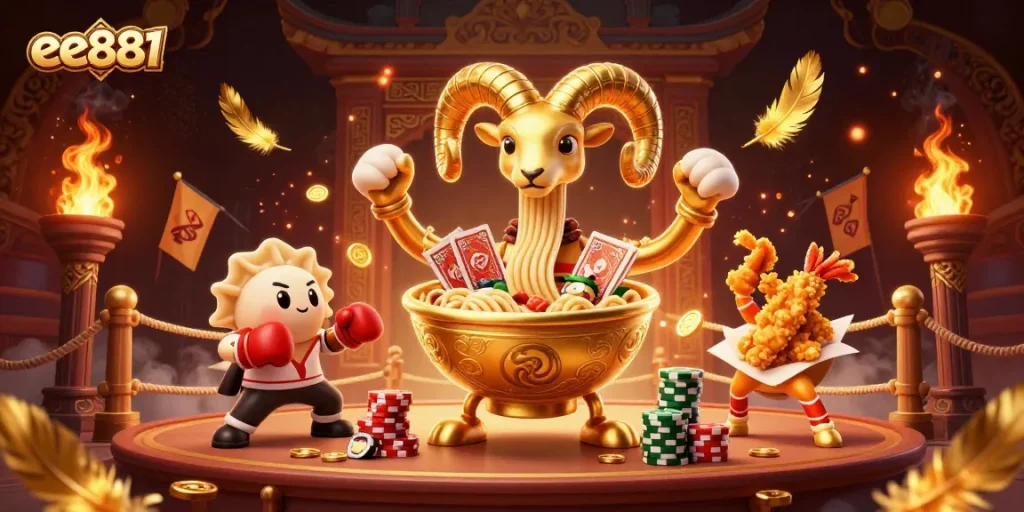 Experience exciting games with ee881 at this colorful, dynamic online casino scene.
