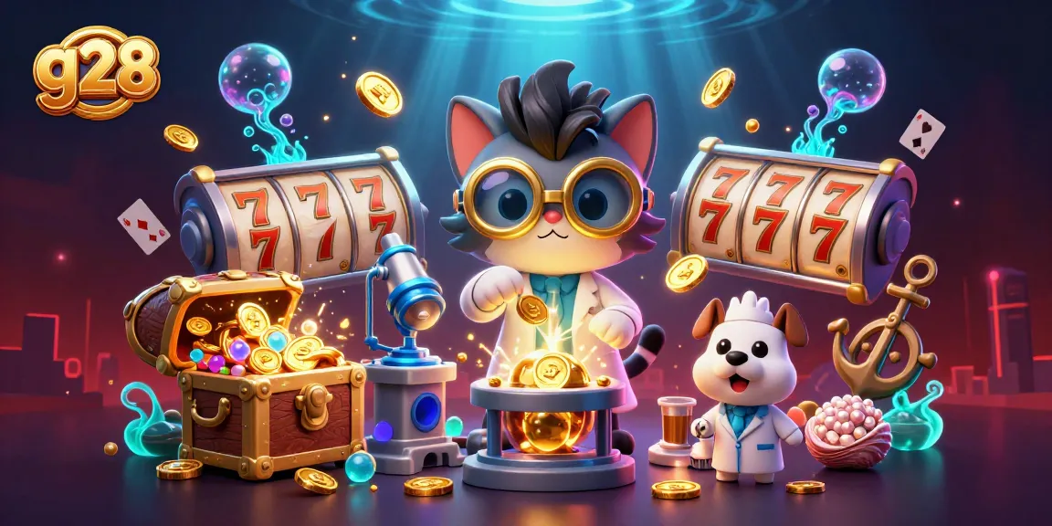 Engage with exhilarating slots at g28 featuring dynamic slot reels and vibrant casino elements.