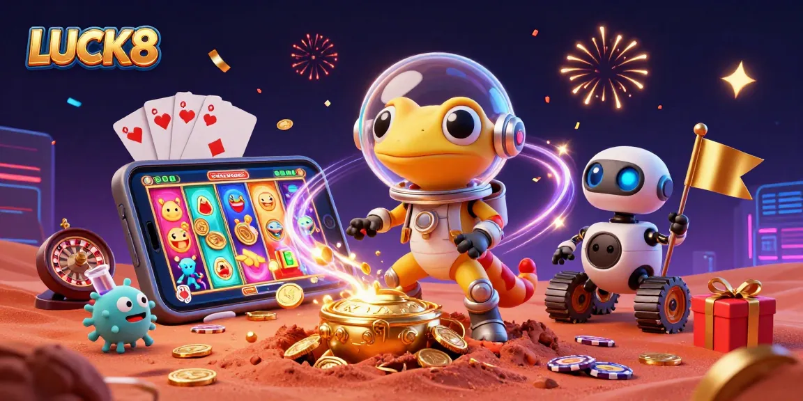 LUCK8 offers players thrilling experiences amidst a vibrant casino scene on Mars.